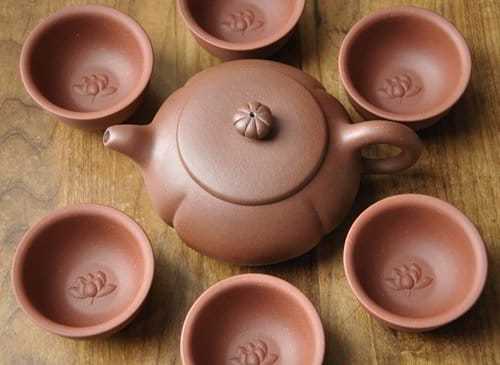 Buy loose leaf teas online - Chinese Yixing Teapot & six cups