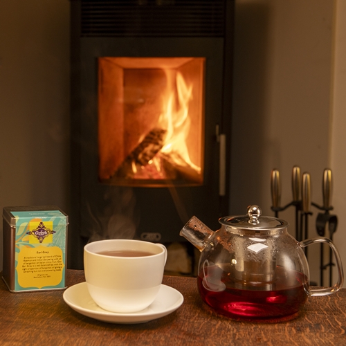 mindful tea drinking
